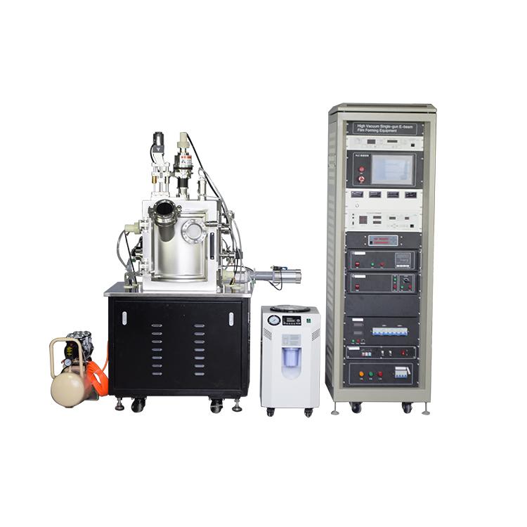 تصویر  High vacuum electron beam evaporation film deposition coating system for making metal or alloy electrode devices