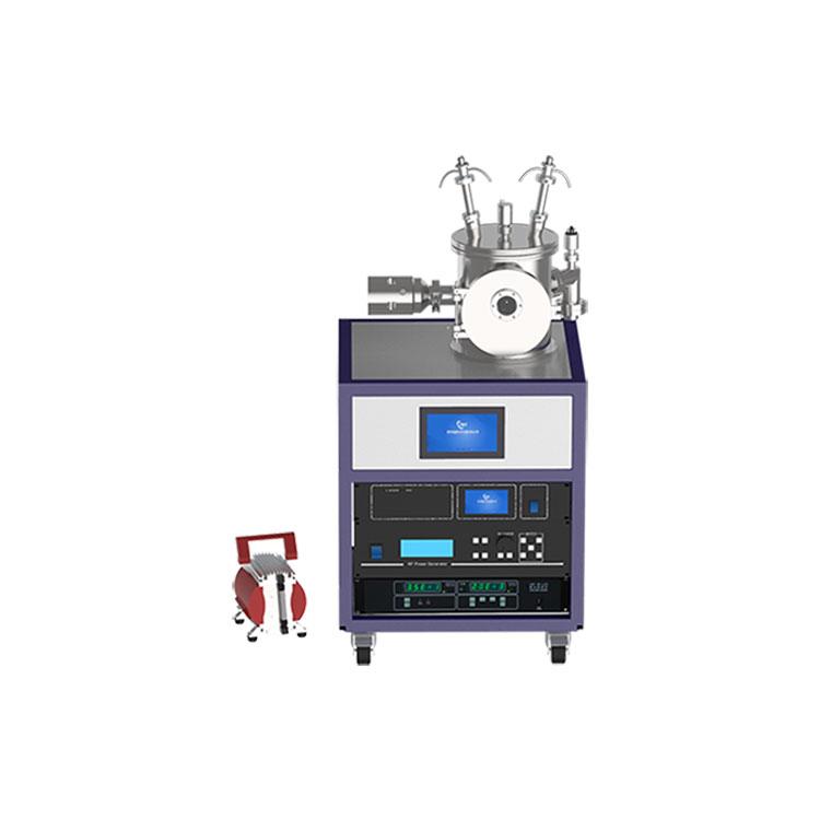 تصویر  Maximum 500℃ small dual-target magnetron coating instrument with heated rotating sample stage