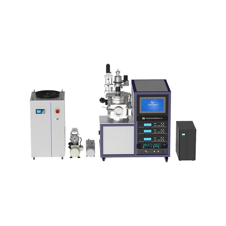 تصویر  Maximum 700oC Magnetron Sputtering Coating Machine with Three Target and 304 Stainless Steel Vacuum Chamber