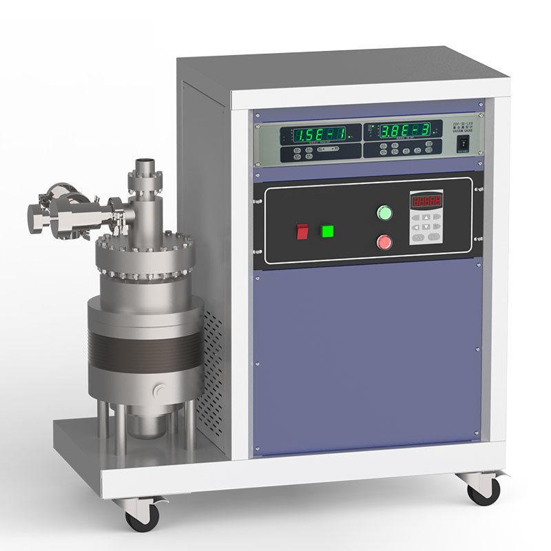 تصویر  1200c CVD Equipment Consists of Two Heating Zone Tube Furnaces, a Float Flow Meter and a Vacuum Pump