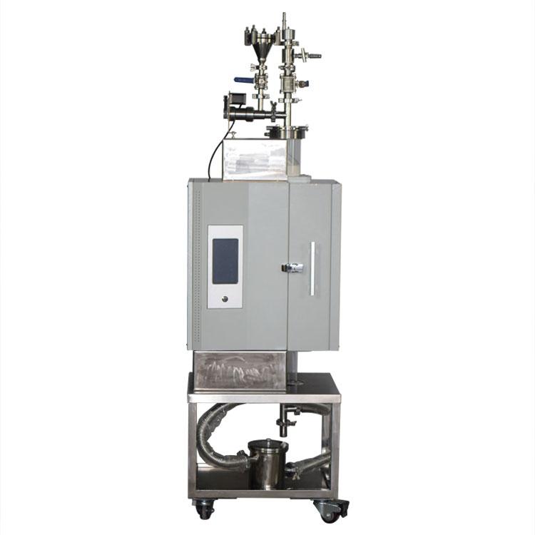 تصویر  Ultrasonic Spray Pyrolysis System within 4" Vertical Tube Furnace with Spray Nozzle and Volumetric Solid Powder Feeder
