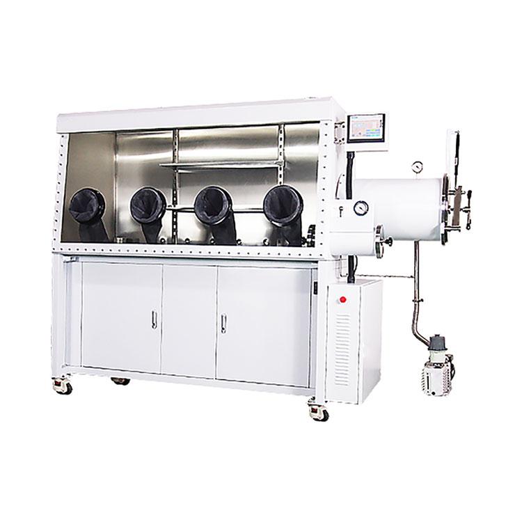 تصویر  Double-Station Single-Sided Laboratory Vacuum Glove Box for Semiconductor, Super Capacitor