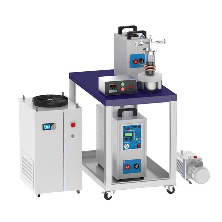 تصویر  15kw Small Vacuum Split Induction Heating/Melting System Upto 2000c with Complete Accessories