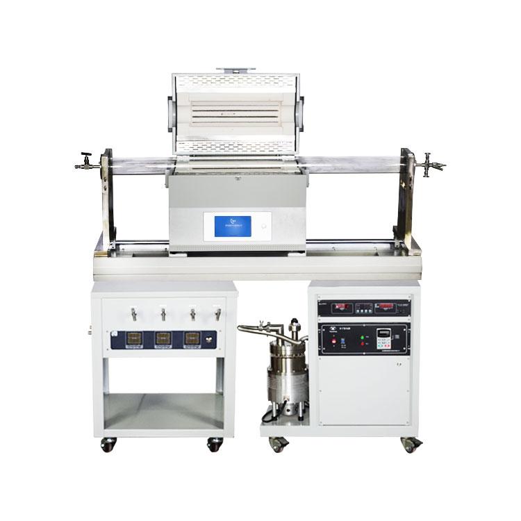 تصویر  1200C high-vacuum rapid annealing furnace High vacuum slide furnace slideway furnace