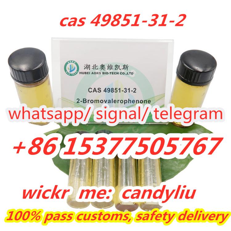 تصویر  Cas 49851-31-2,2-Bromo-1-phenyl-1-pentanone liquid 49851 31 2 α-Bromovalerophenone 100% to Russia