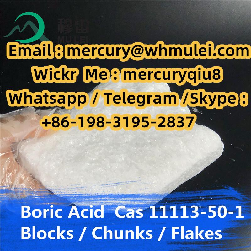 تصویر  Good price high quality USA  UK CA hot selling Flakes Boric Acid 11113-50-1 CAS 10043-15 3