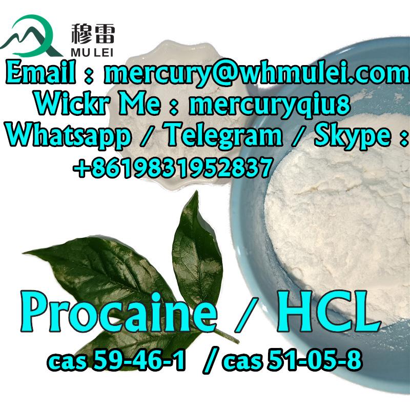 تصویر  Manufacturer Supply High Purity Procaine Powder for Pain Killer CAS No. 59-46-1 Procaine Hydrochloride cas 51-05-8