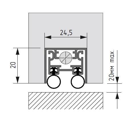 Picture of Automatic drop down seal AF 24.5x20