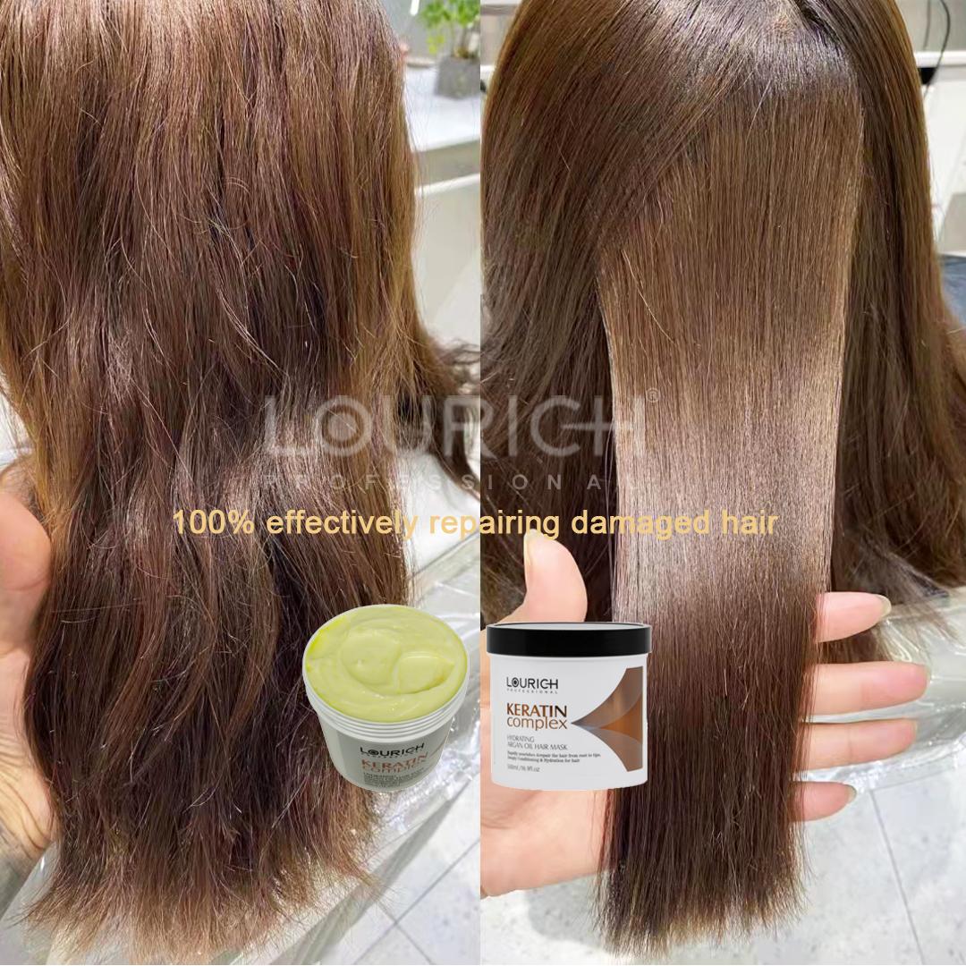 تصویر  LOURICH keratin complex damaged repairing hair mask 500ml