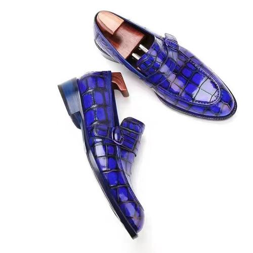 Picture of Goodyear Craft Imported Crocodile Leather Shoes 2022 Formal Dress Nile Crocodile Men's Leather Shoes Casual Suit Men's Wedding Shoes Men