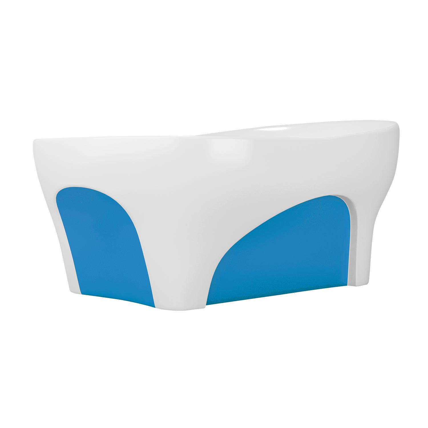 تصویر  Cute and Colorful baby ceramic bathtub mini size porcelain bath tub for kids