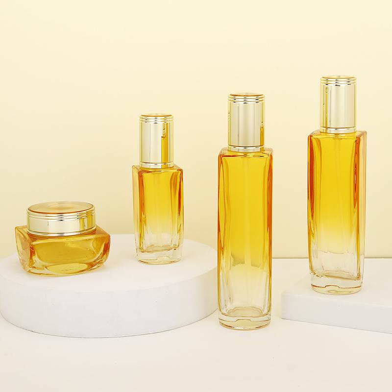 تصویر  glass cosmetic bottle and jar container packaging