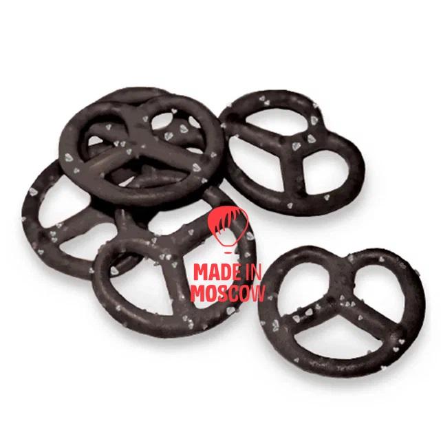Picture of "Bitcom" Black Pretzel with sea salt, 50 g