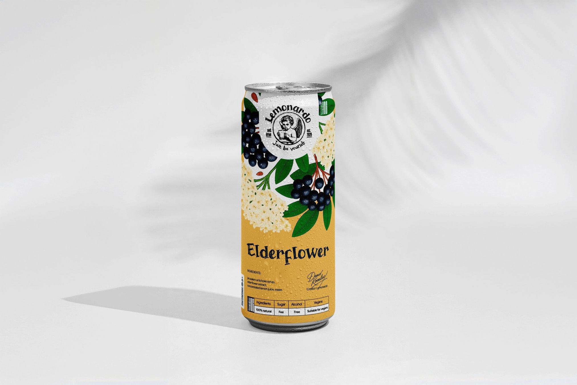 تصویر  لیموناد الدرفلاور لموناردو Lemonardo Elderflower
