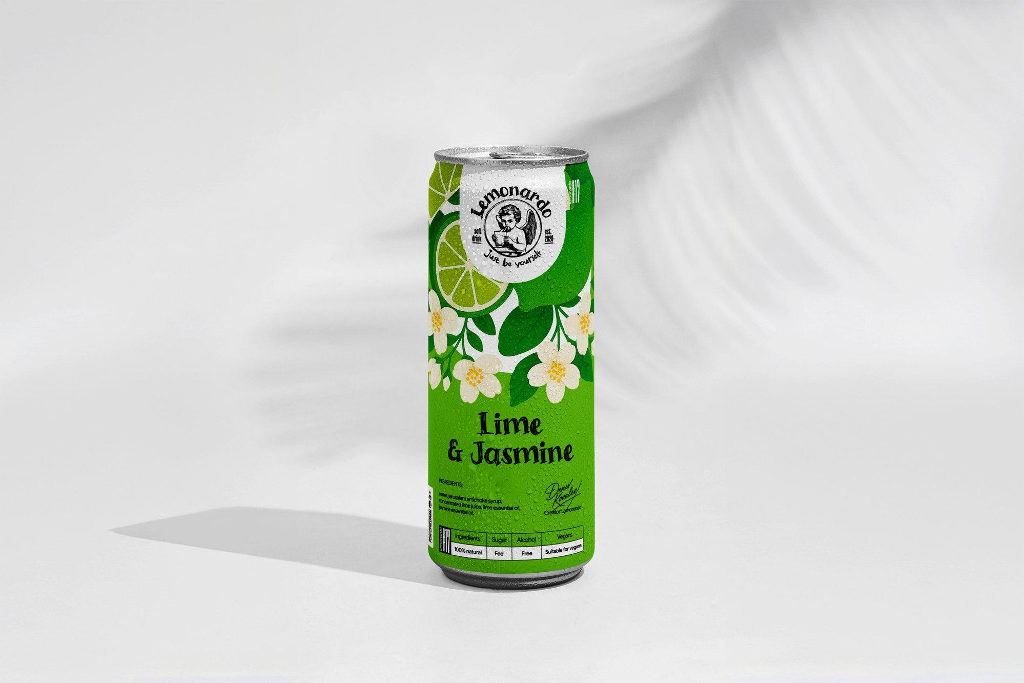 تصویر  لیموناد لیمو و یاس Lemonardo Lime & Jasmine